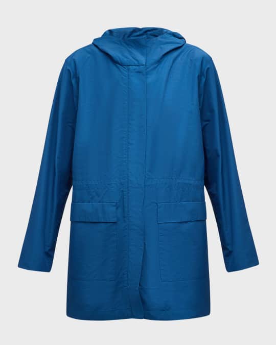 Eileen fisher hooded anorak jacket on sale