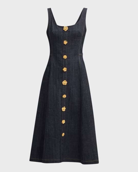 white christmas dresses embroidered eloise dress – Adam Lippes main image 1