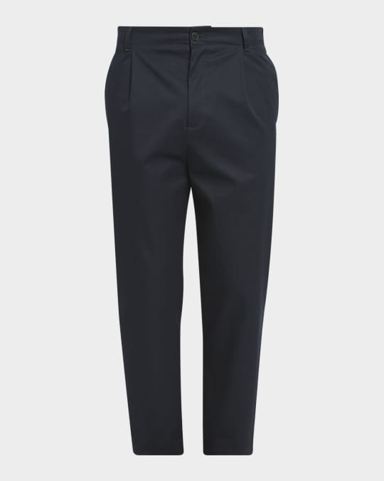 Men's Pleated Twill Trousers