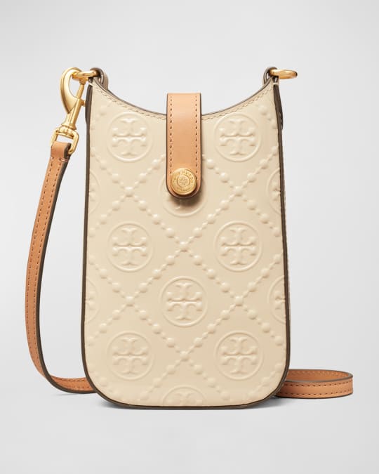 Tory Burch T Monogram Patent Phone Crossbody Bag Neiman Marcus