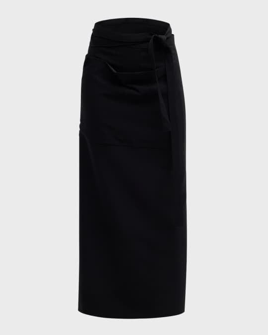 大学生協 割引 Skirt Wrap Maxi Pocket Large Millie ROW THE | Marcus Neiman スカート