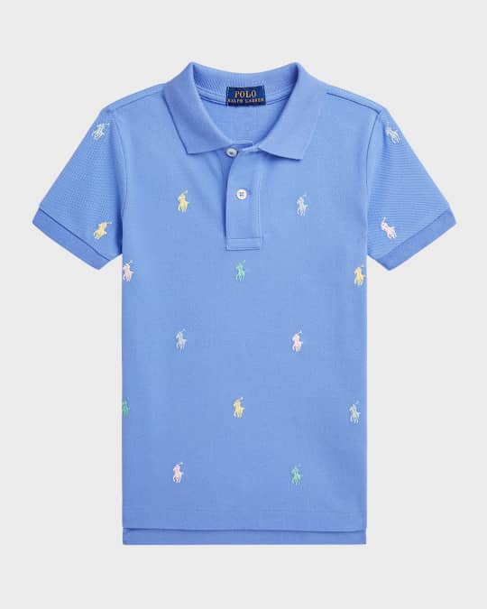 Ralph Lauren Childrenswear Boy's Embroidered Pony Cotton