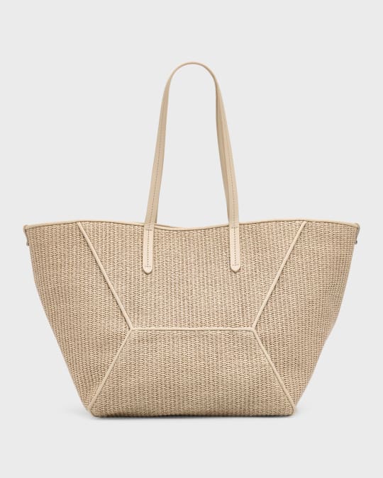 トートバッグ BRUNELLO CUCINELLI 'BC Duo' shopping bag (MB25D2571 C001) Brunello Cucinelli BC Duo Bag | Neiman Marcus