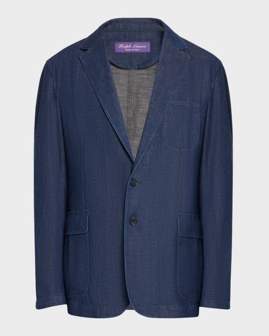 【新発売】 Men's Label Purple Lauren Ralph Kent Denim Hand-Tailored シャツ/カットソー
