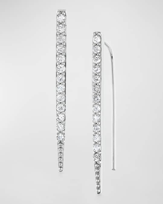 Baby Stick Diamond Earrings