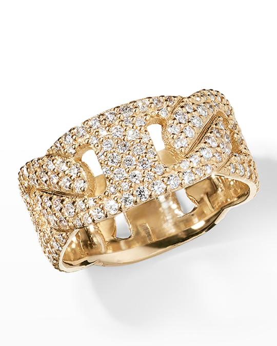 LANA Yellow Gold Flawless Mega Malibu Ring | Neiman Marcus