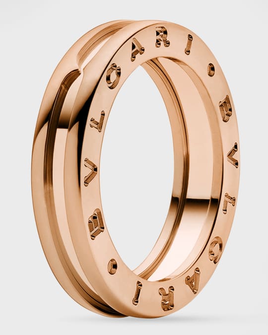 B.Zero1 Rose Gold 1-Band Ring, Size 62