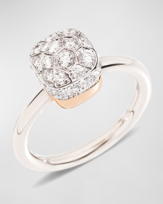 Nudo 18K White Gold Solitaire Diamond Ring