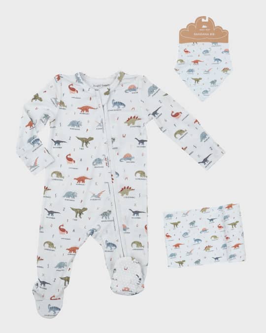 Carter's Baby Girl Purple Dinosaurs 2-Way Zip-Up Footie Coverall