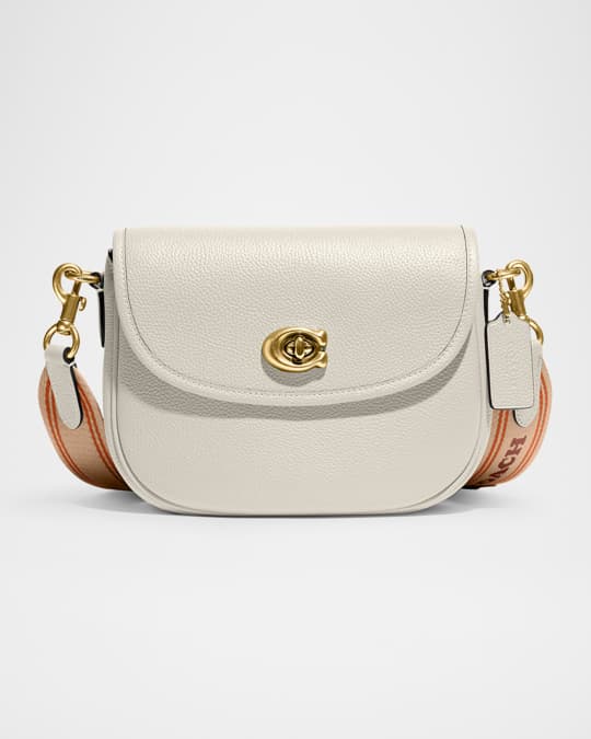Coach Willow Polished Leather Saddle Crossbody Bag Neiman Marcus