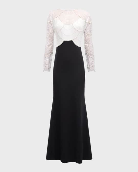 black lace see thru dress Black Lace Maxi Dress