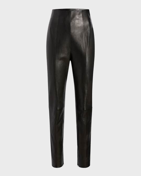 Khaite Lenn Skinny Leather Pants Neiman Marcus