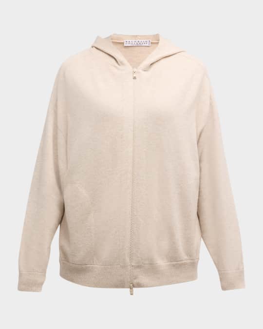 パーカー・フーディ BRUNELLO CUCINELLI CASHMERE ZIPPED HOODIE Brunello Cucinelli 2 Ply Cashmere Zip-Up Hoodie | Neiman Marcus