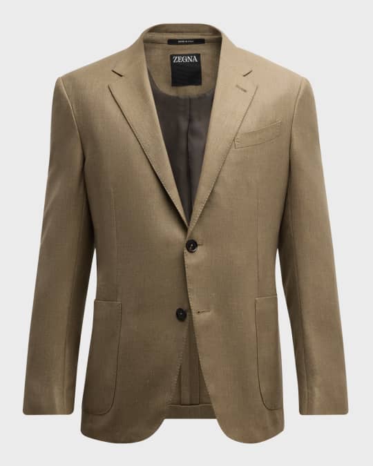 Men's Cashmere-Blend Twill Sport Coat