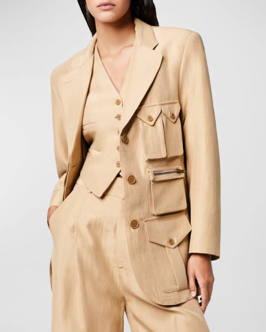 Smythe Surplus Cargo Blazer Neiman Marcus