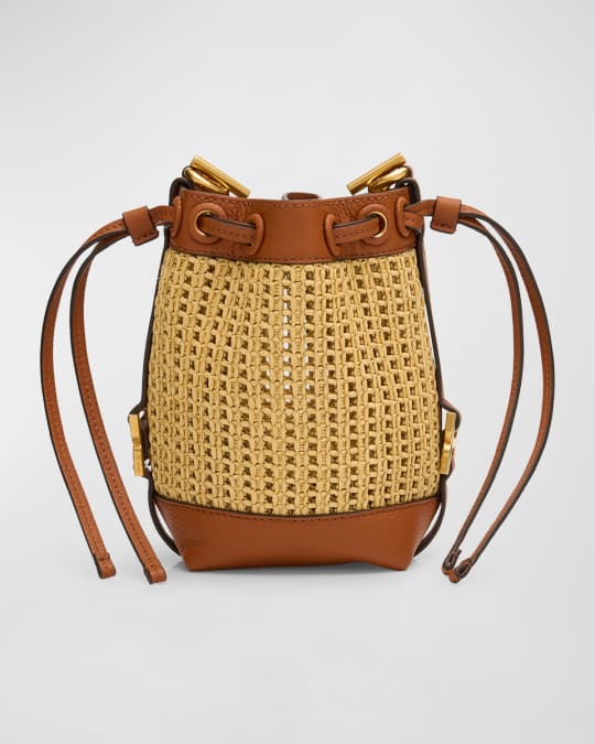 Chloe Marcie Micro Raffia Bucket Bag Neiman Marcus