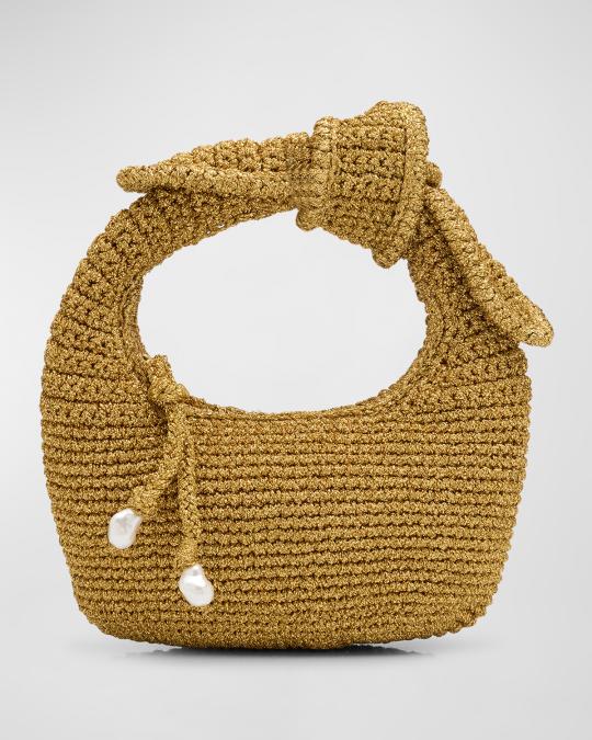 The Josie Knot Bag in Tomato Stripe
