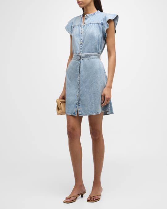 Rails Letta Belted Denim Shirtdress | Neiman Marcus