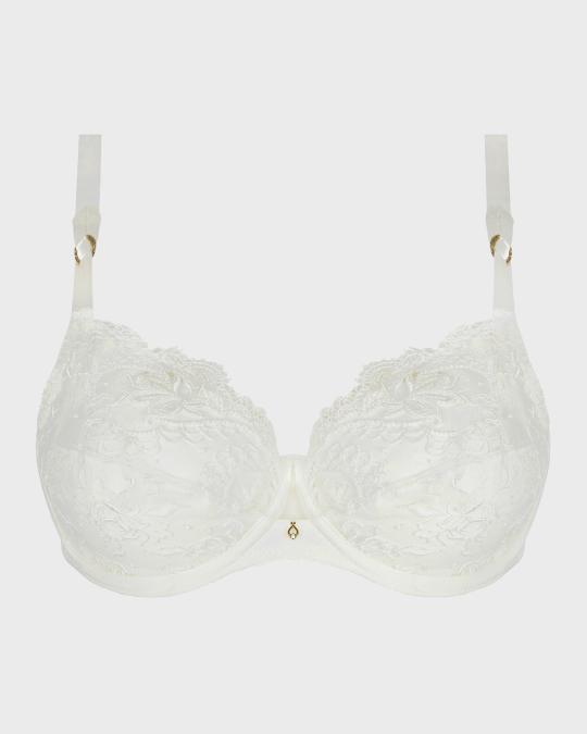 Soutien-gorge Lise Charmel Princesse Gothique – FR90A/EU75A, Bleu Indigo, Broderie, Neuf Avec étiquettes