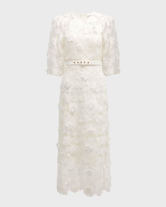 Zimmermann Halliday Lace Flower Dress | Neiman Marcus