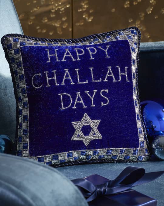 Happy Challah Days Decorative Pillow