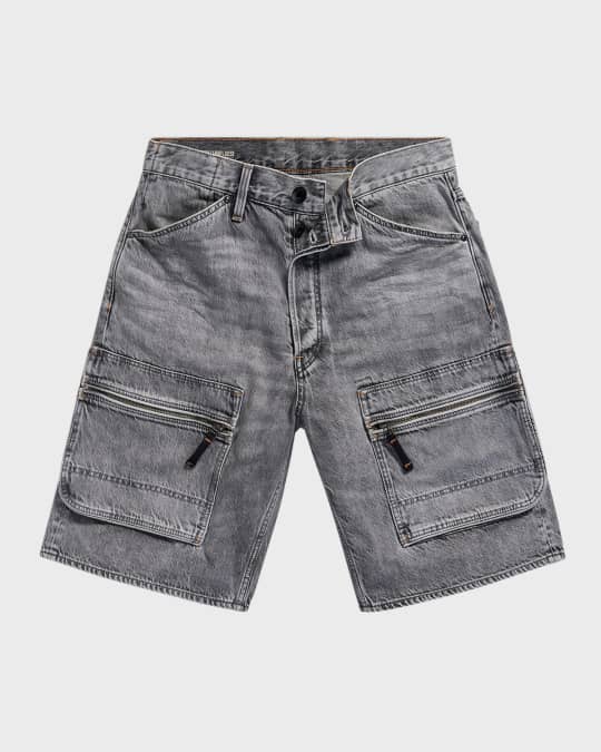G-STAR RAW Men's Loose Denim Cargo Shorts | Neiman Marcus