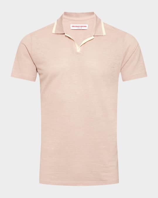 Men's Felix Linen Pique Polo Shirt