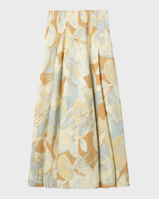 A.L.C. Eve Pleated A-Line Skirt | Neiman Marcus