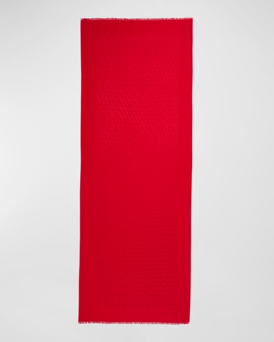 Toile Iconographe Jacquard Wool-Blend Stole 