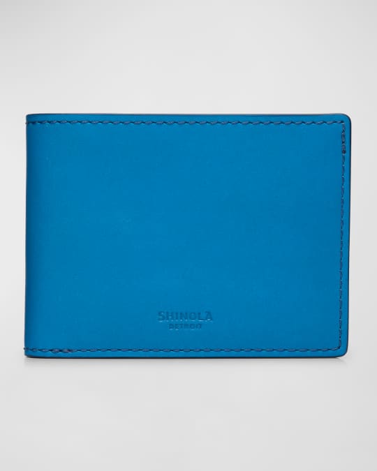 Men's Leather Slim Bifold Wallet