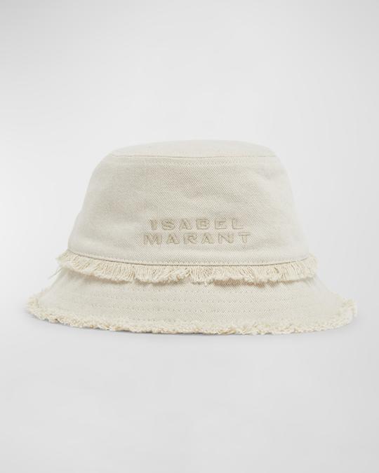 Isabel Marant Bergen Denim Bucket Hat | Neiman Marcus display picture 3