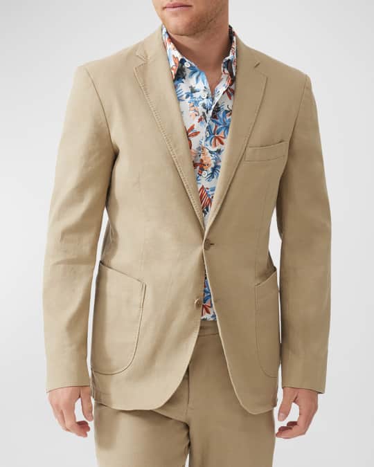 Rodd &amp; Gunn Men&rsquo;s Golden Court Linen-Blend Sport Jacket | Neiman 