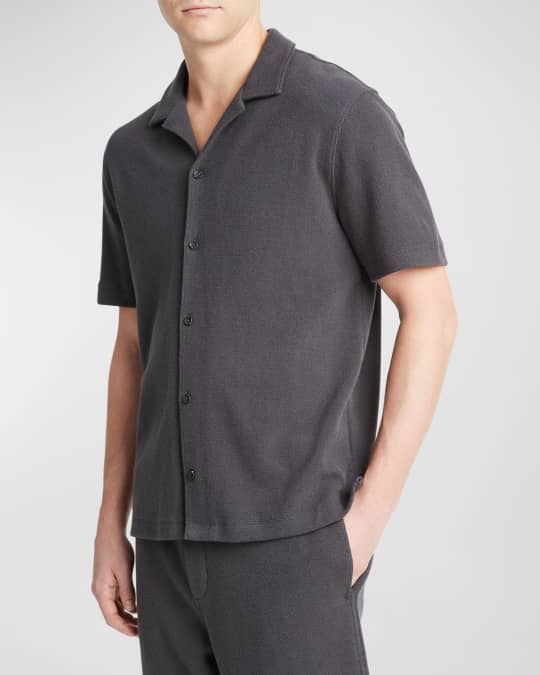 Men's Stretch Boucle Camp Shirt
