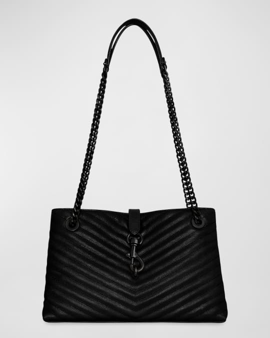 Rebecca Minkoff Edie Quilted Nylon Tote in Malbec Purple