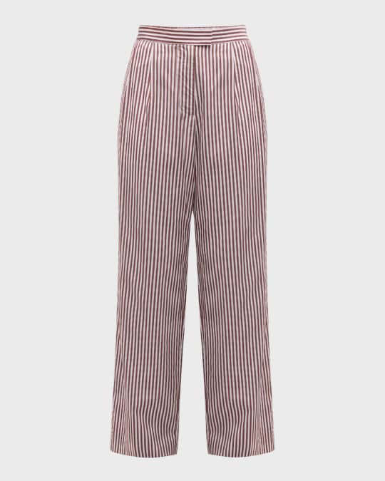 Rag Bone Lacey Striped Wide Leg Pants Neiman Marcus