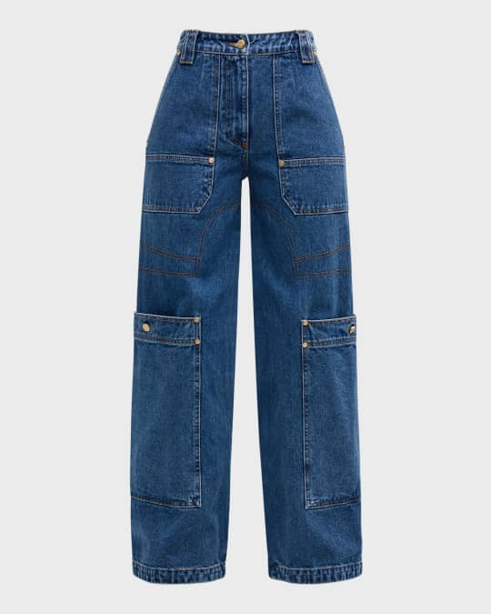 【U LAN】Cult Wide Bermuda Denim Pants Edikted Carpenter Denim Bermuda Shorts | PacSun