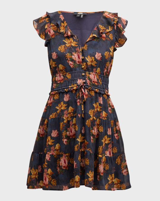 paige paradis mini dress PAIGE Womens Paradis Mini Casual Dress, Ice Flow, XX-Small US at Amazon  Women's Clothing store