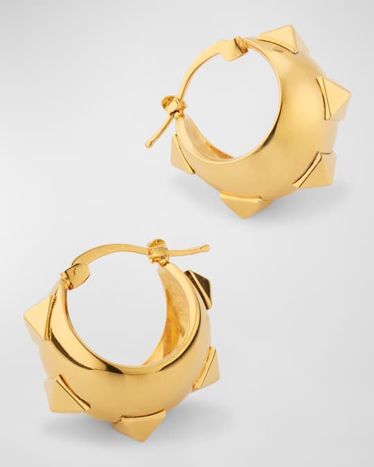 VALENTINO GARAVANI ◆ Rockstud Hoop Earrings Valentino Garavani Rockstud Hoop Earrings | Neiman Marcus