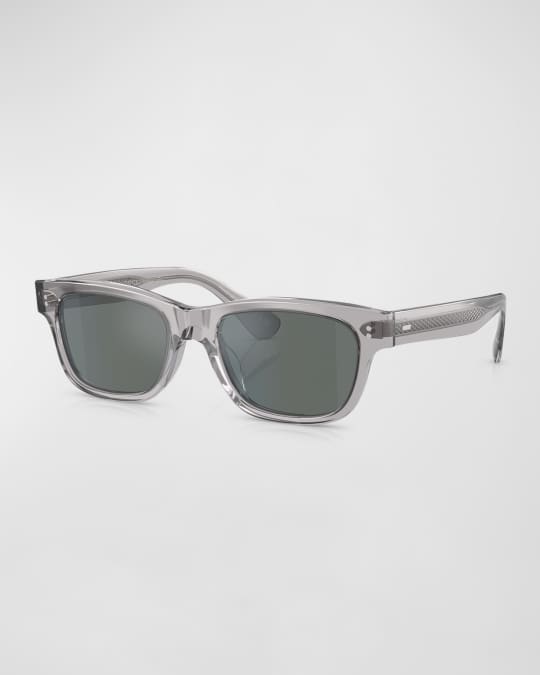 Men's Rosson Sun Acetate Rectangle Sunglasses
