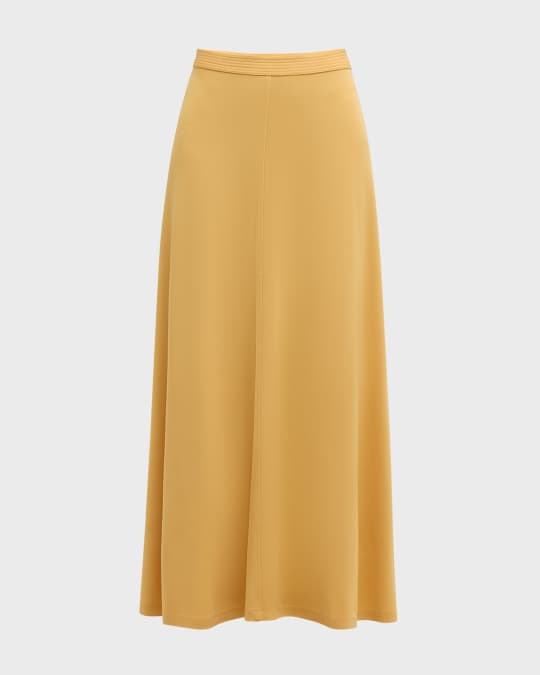 Yellow pleated skirt 8x10 top