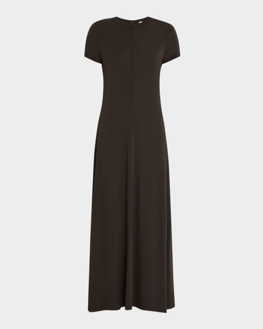 black knee length cocktail dress La Femme Midi-Length Black Homecoming Dress main image 0