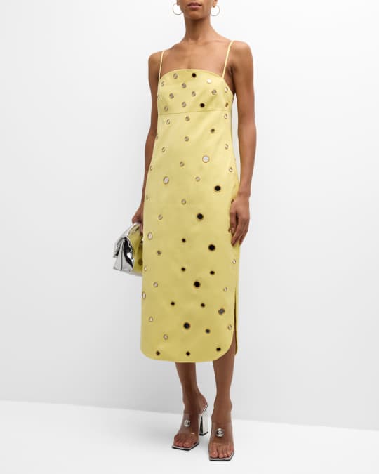 knee length dresses for ladies Alexis Midi Dress, in Painterly Petals, Size: Small | Show Me Your Mumu main image 1