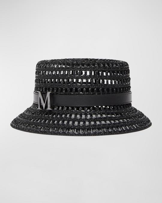 Max Mara Uccio Belted Bucket Hat | Neiman Marcus display picture 1