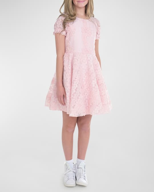 Girl's Natasha Lace Dress, Size 7-16