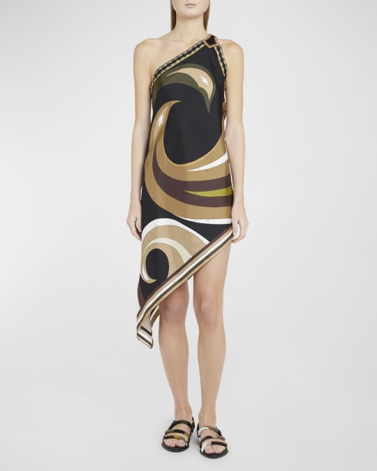 green emerald velvet dress Emilio Pucci