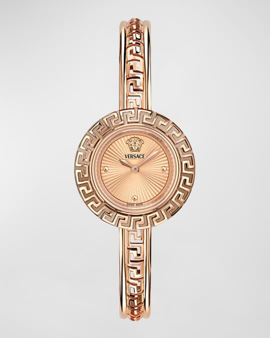 Rose gold bangle watch outlet