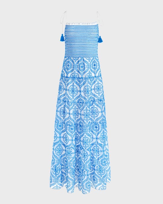 Alice+Olivia ★【マキシドレス】MARNA TIERED MAXI DRESS Marna Tiered Maxi Dress In Off White | Alice + Olivia