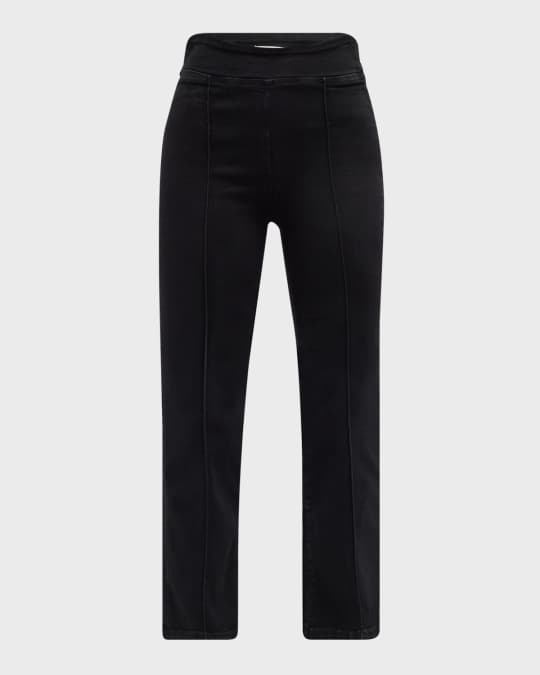 The Jetset Crop Mini Boot Pintuck Jeans