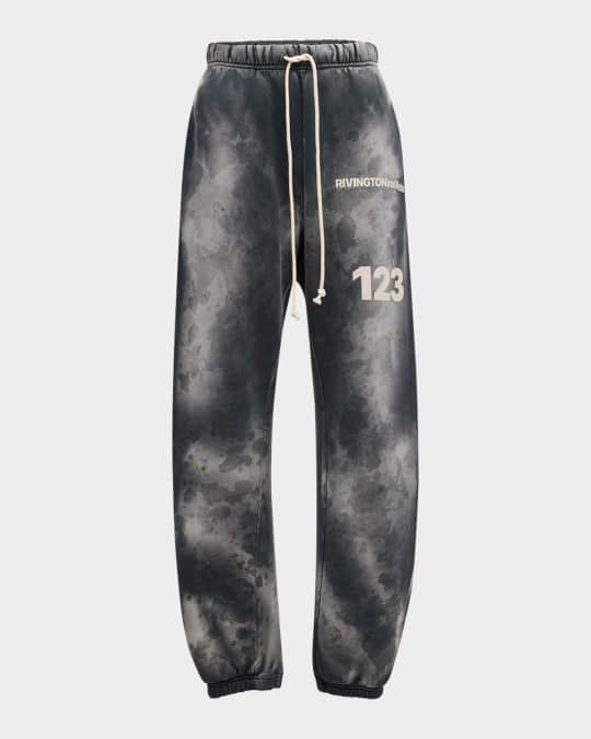 RIVINGTON roi Rebis Men's Gym Bag Logo Drawstring Sweatpants