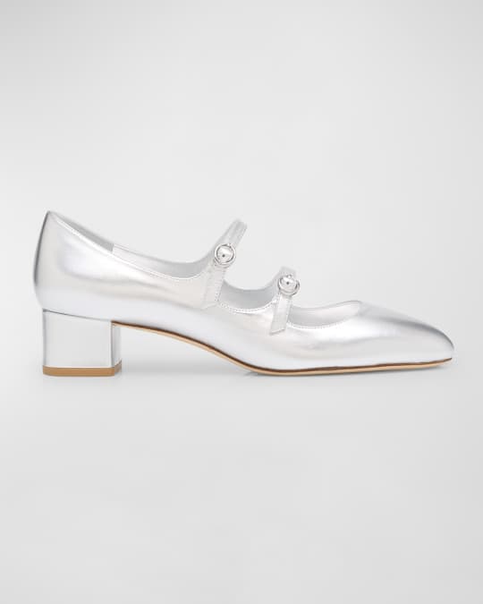 Benni Metallic Mary Jane Pumps